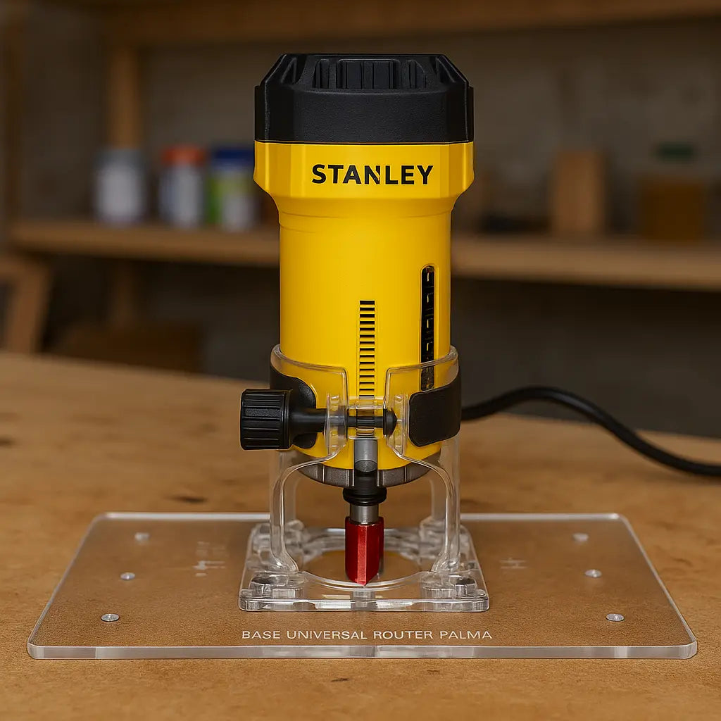 Base universal router de palma