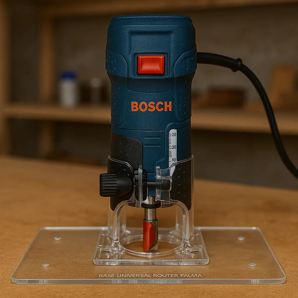 Base universal router de palma