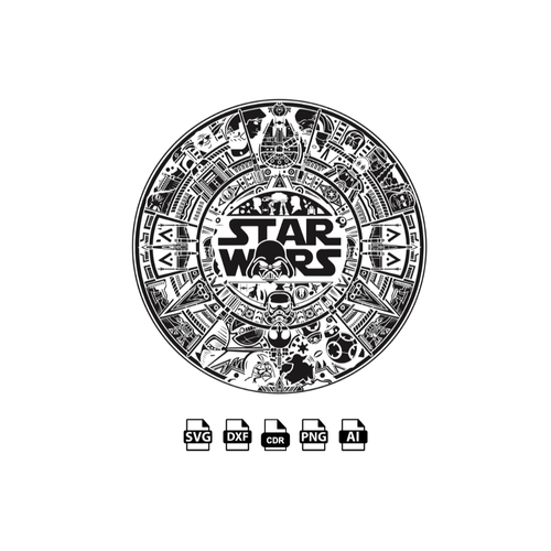 Calendario Star Wars – Diseño Vectorial Descargable