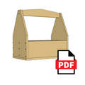 Planos PDF caja de herramientas en madera para router y CNC