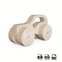 Diseño Jeep Madera