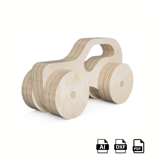 Diseño Jeep Madera