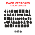 Diseños vectoriales tablas de picar madera para router y CNC
