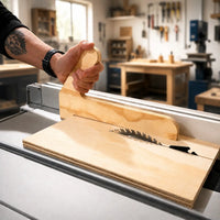 Empujador de Madera Mango Largo