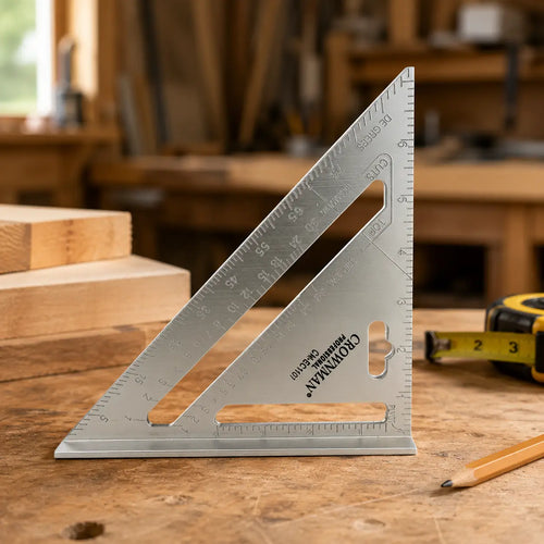 Escuadra rápida carpintera de aluminio 7 pulgadas para madera