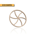 Plantilla circular tabla de picar 30 cm para router y CNC