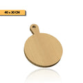Plantilla circular con mango tabla de picar 40x30 cm para router y CNC