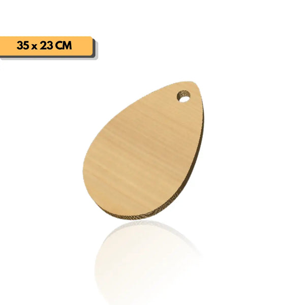 Plantilla gota grande tabla de picar 35x23 cm para router y CNC