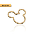 Plantilla Mickey Mouse tabla de picar 30x25 cm para router y CNC