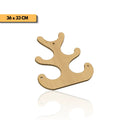 Plantilla porta botella tabla picoteo 36x33 cm para router y CNC