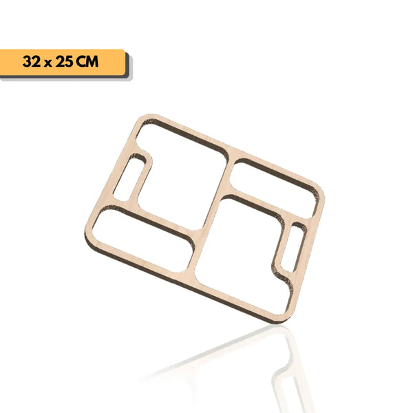 Plantilla Rectangular Con Mangos