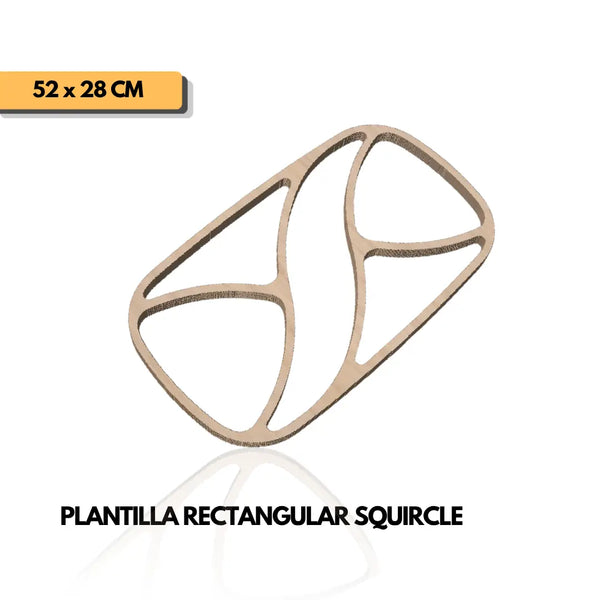 Plantilla rectangular squircle