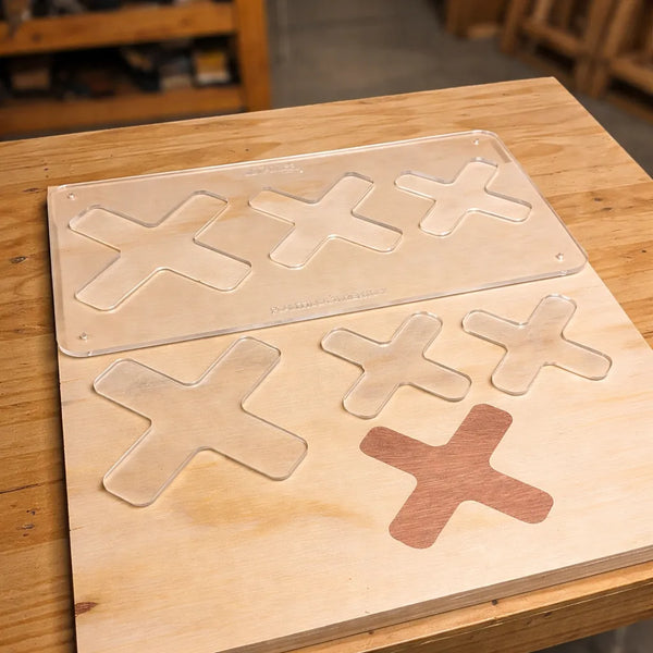 Matriz de Injertos de Madera con Forma de X