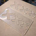 Matriz de Injertos de Madera con Forma de X