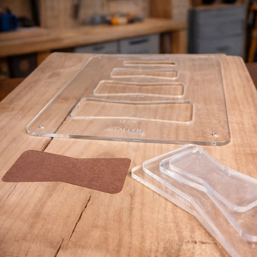 Matriz acrílica injerto corbaín para router de palma madera