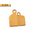 Plantilla doble tabla rectangular 35x34 cm para router y CNC