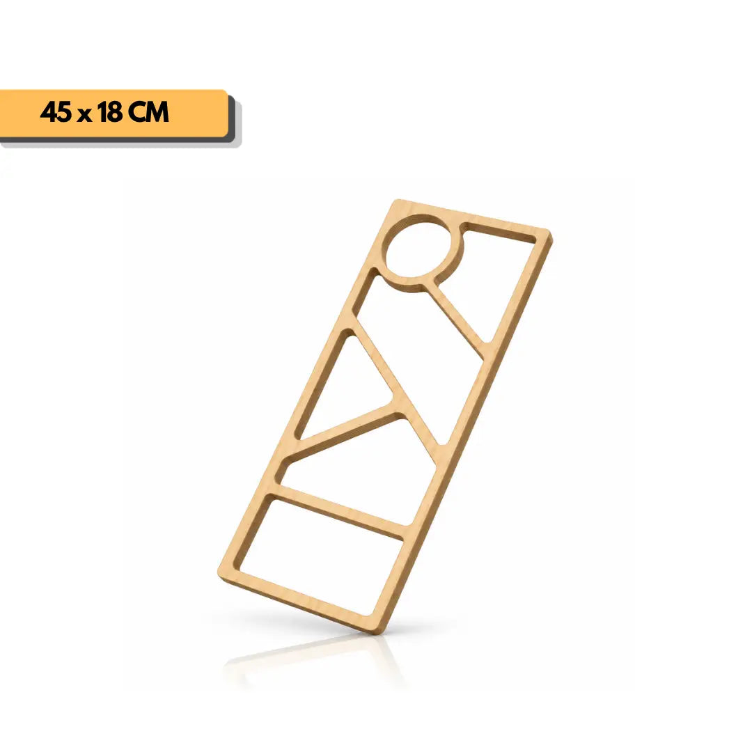 Plantilla Rectangular 6 Espacios
