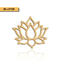 Plantilla flor de loto tabla de picar 40x37 cm para router y CNC