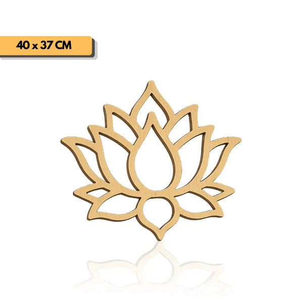 Plantilla flor de loto decorativa