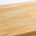Matriz mesa router portátil vista frontal madera