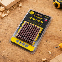 Set 10 puntas cruz PH2 magnéticas 70mm para atornillador madera