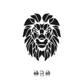 Cuadro león archivo vectorial madera descarga inmediata