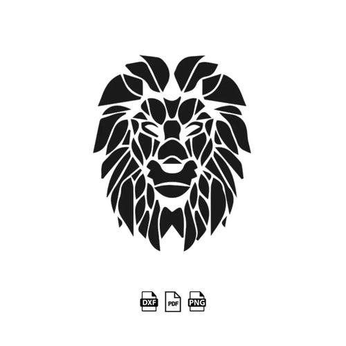 Cuadro León – Diseño Vectorial Descargable