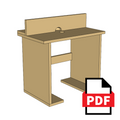 Planos PDF banco casero para fresadora en madera router CNC