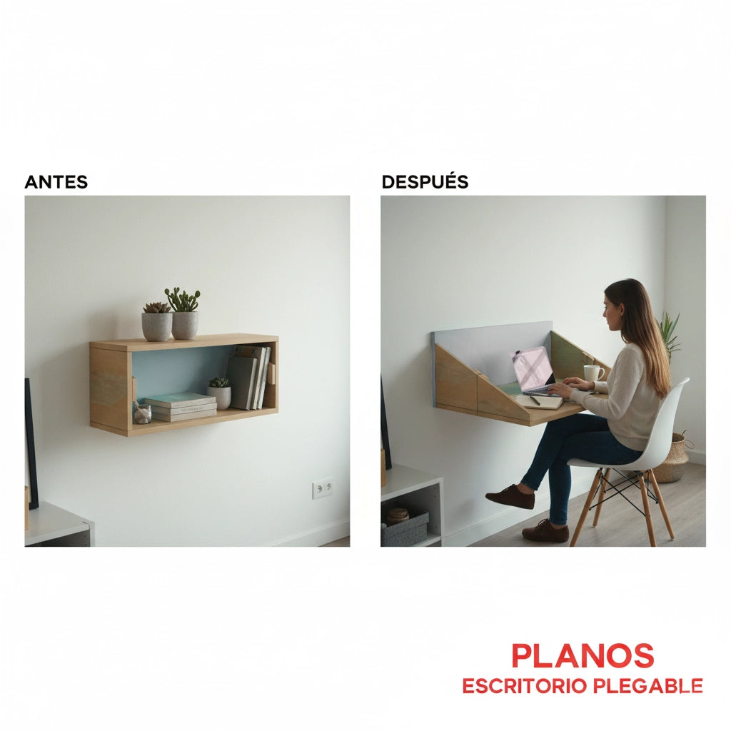 Planos Escritorio plegabale