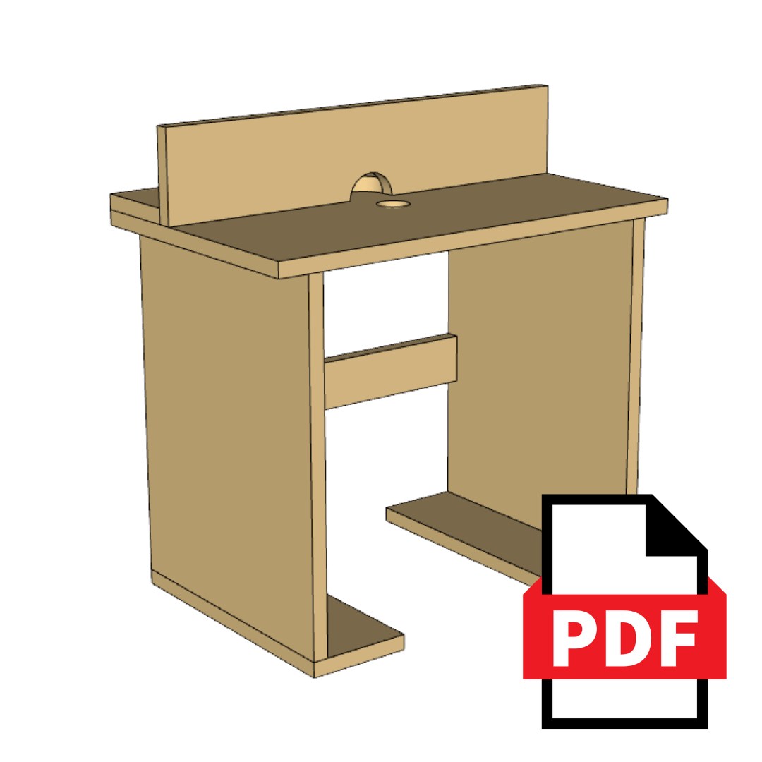 DIGITAL Mesa fresadora con almacenamiento Planos de carpintería imprimibles  -  España